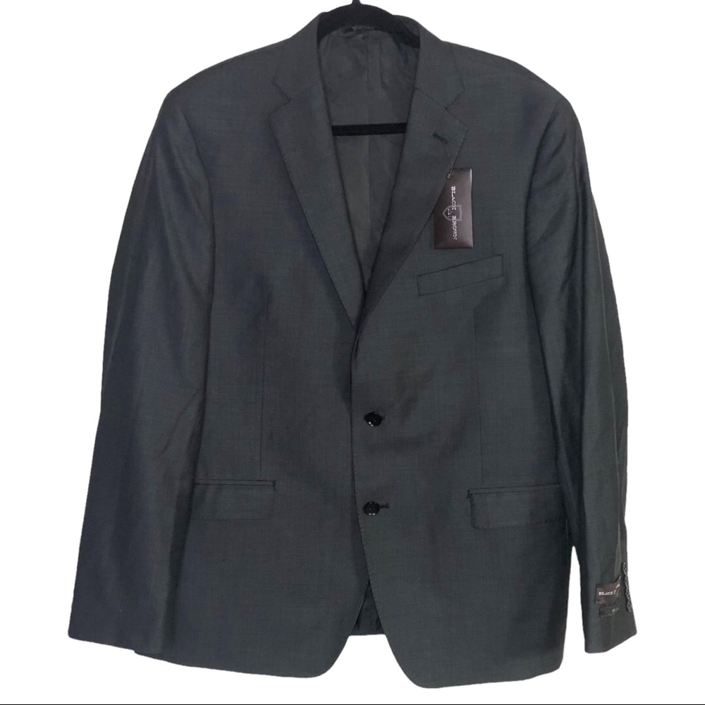 Black‎ Brown 1826 Zignone Super 120’s Gray Suit Jacket New With Tags